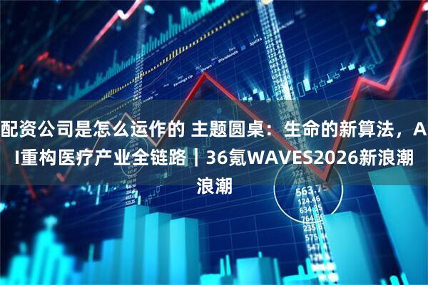配资公司是怎么运作的 主题圆桌：生命的新算法，AI重构医疗产业全链路｜36氪WAVES2026新浪潮